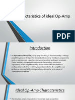 Characteristics of Ideal Op-Amp