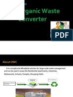 Organic Waste Converter: Presentation On