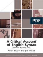 A Critical Account of English Syntax - Grammar, Meaning, Text 2 PDF