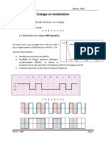 Codage Et Modulation: 1. Transmission en Bande de Base: Le Codage