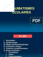 1 - Traumatismes Oculaires