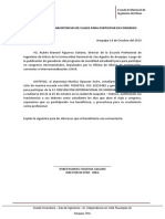 Justificacion de Inasistencias de Clases para Participar en Congreso