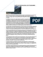 Cómo y Por Qué Se Producen Los Tsunamis