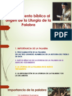 Acercamiento Bíblico Al Origen de La Liturgia de La Palabra