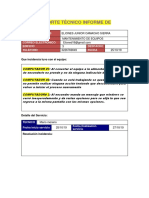 Imforme de Soporte Tecnico Actividad 2