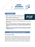 Información General Union Aduanera Guatemala Honduras