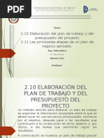 Administracion de Proyectos 2.10 y 2.11 Tecnm