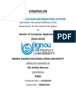 Synopsis On: Higher Education Information System