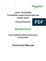 Line Protection - MiCOM P443EN