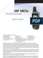 Gpsmap 60Csx: With Sensors and Maps Owner'S Manual