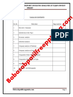 A Project Report On Ratio Analysis at Il&Fs Invest Smart Mba Project Finance