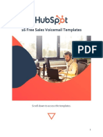 HubSpot - 16 Free Sales Voicemail Templates