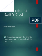 Deformation of Earth's Crust