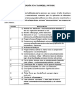 Planeación de Actividades