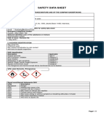 Benzoxe N - Ghs Msds Template Safety Data Sheet