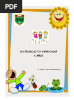 Diversificación Curricular 5 Años Actualizado