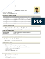 Educational Qualifications Year Degree School/Institute Board/University %age /CGPA