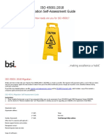 ISO 45001:2018 Migration Self-Assessment Guide: How Ready Are You For ISO 45001?