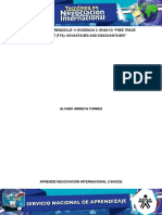 Actividad de Aprendizaje 11 Evidencia 3: Ensayo "Free Trade Agreement (Fta) : Advantages and Disadvantages"