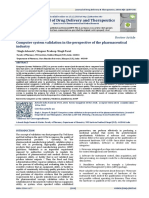 Computer System Validation in The Perspective of T