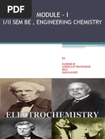 Module - I: I/Ii Sem Be, Engineering Chemistry