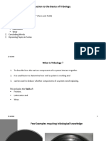 Introduction To The Basics of Tribology