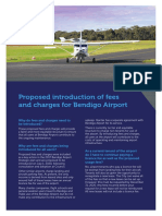 Bendigo Airport Fees and Charges