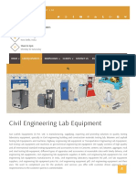 Civil Engineering Lab Equipment PDF