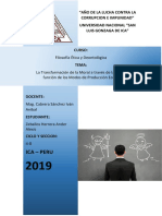 La Transformacion de La Moral A Traves de La Historia, en Funcion de Los Modos de Produccion Economica.