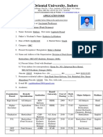 Job Application Format