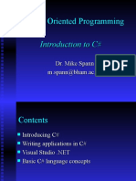 Introduction To C#