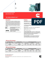 Emissions Compliance: EU Stage II at 50 HZ: Description Features