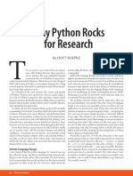 Why Python Rocks For Research: Programming