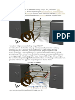 Basic Principle of DC Generator Faraday's Law of Electromagnetic Induction Current Magnetic Field Conductor