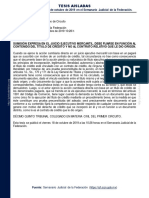 Tesis Aisladas Pagare Ligado A Contrato de Credito