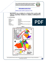 Resumen Ejecutivo Perfil Inversion de Mejoramiento Av Ehercito Ayacucho