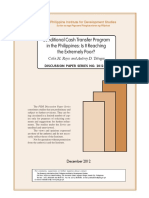 Conditional Cash Transfer Program in The Philippines: Is It Reaching The Extremely Poor?