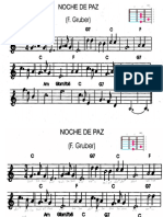 Noche de Paz Partitura para Flauta Dulce