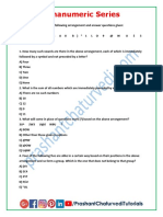 Alphanumeric Series Practice Set