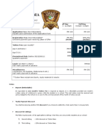 FEE STRUCTURE 2012 v1.0