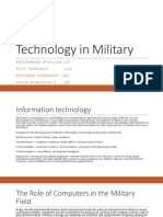 IT Task Technology in Military: Muhammad Athallah 107 Ricky Adrianto 114 Dessyana Damayanti 161 Daffa Ramadhan S 293