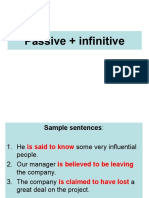 Passive Infinitive