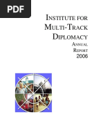 Institute For Multi Track Diplomacy 2006 Report