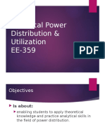 Electrical Power Distribution & Utilization EE-359