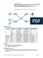 9.2.1.11 Packet Tracer - Configuring Named Standard ACLs Instructions IG - Alexis Pedroza