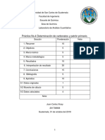 Determinación de Carbonatos y Patrón Primario.