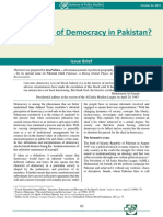 The Success of Democracy in Pakistan 