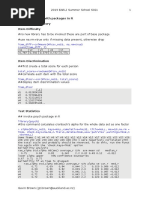 LTM Package in R