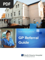 North Downs GP Referral Guide - A4 - 2017