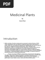 Medicinal Plants: by Sana Khan